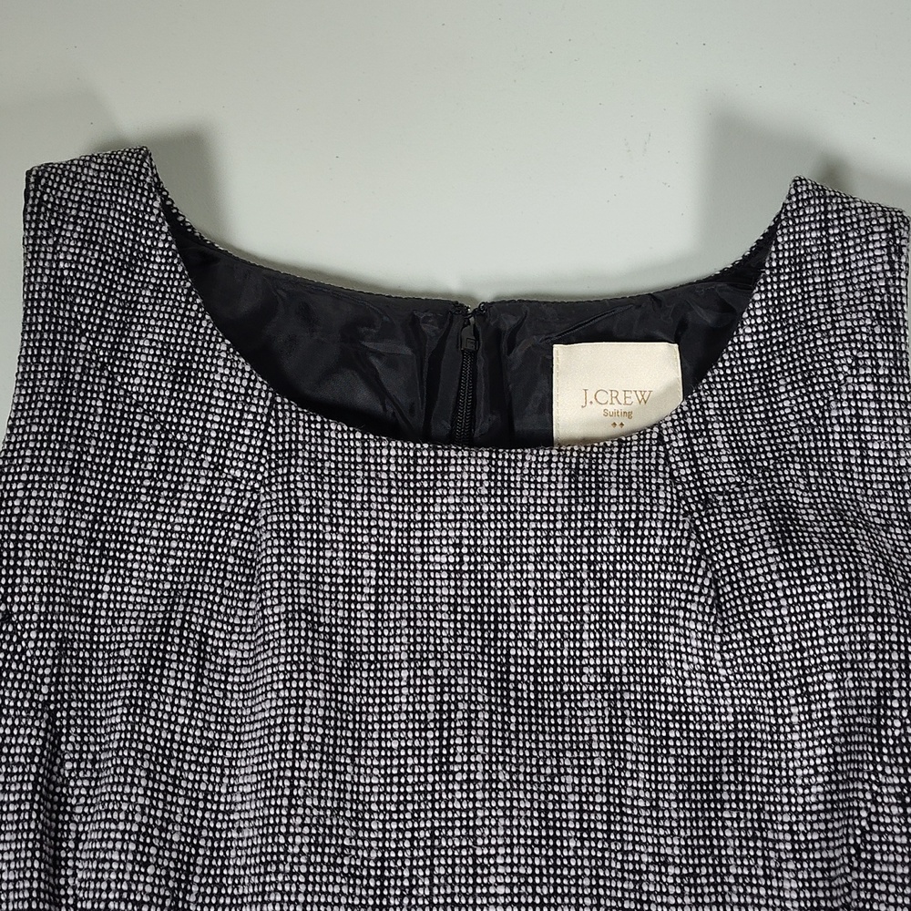 J. Crew Suiting tweed sheath pencil dress 8 - Picture 5 of 13